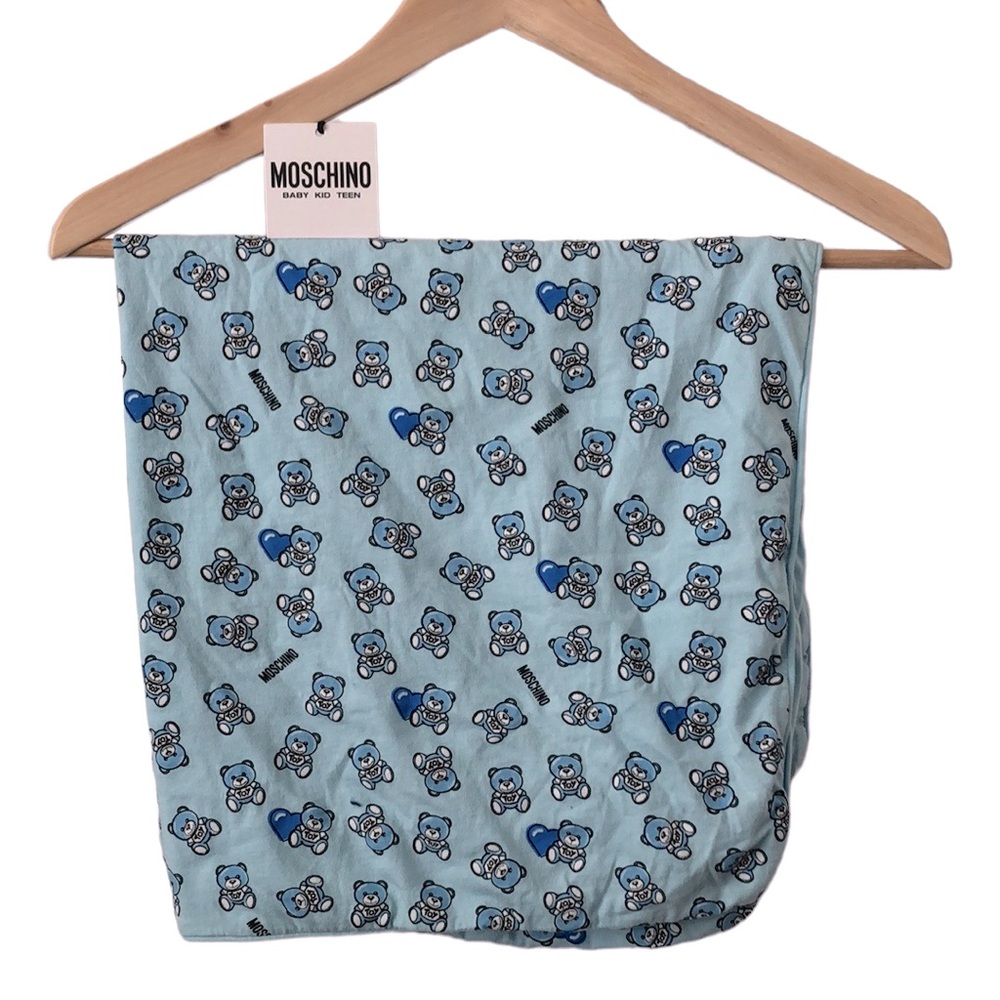 Moschino Jersey blanket Lovely Teddy Bear all over